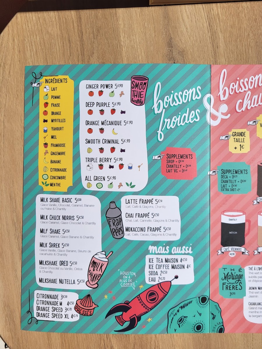 Menu Emilie And The Cool Kids La Rochelle-7