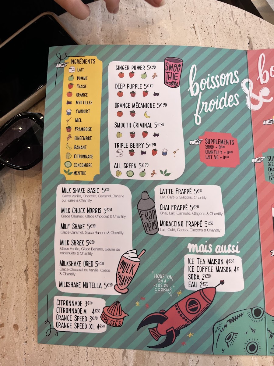 Menu Emilie And The Cool Kids La Rochelle-8