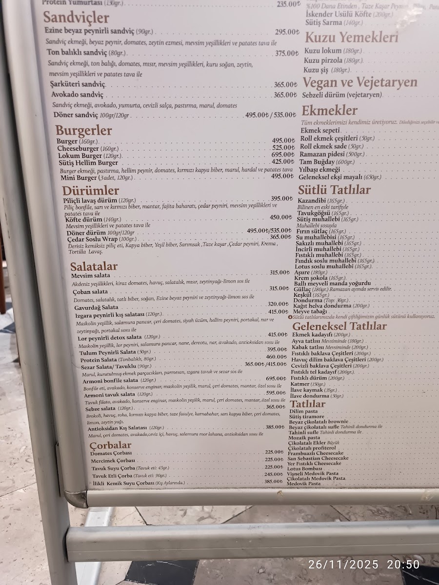 Menu Emirgan Sütiş-3