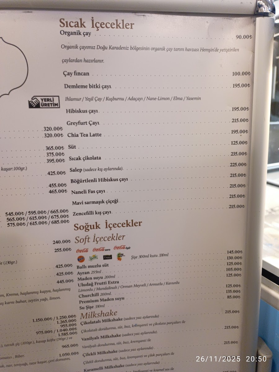 Menu Emirgan Sütiş-6