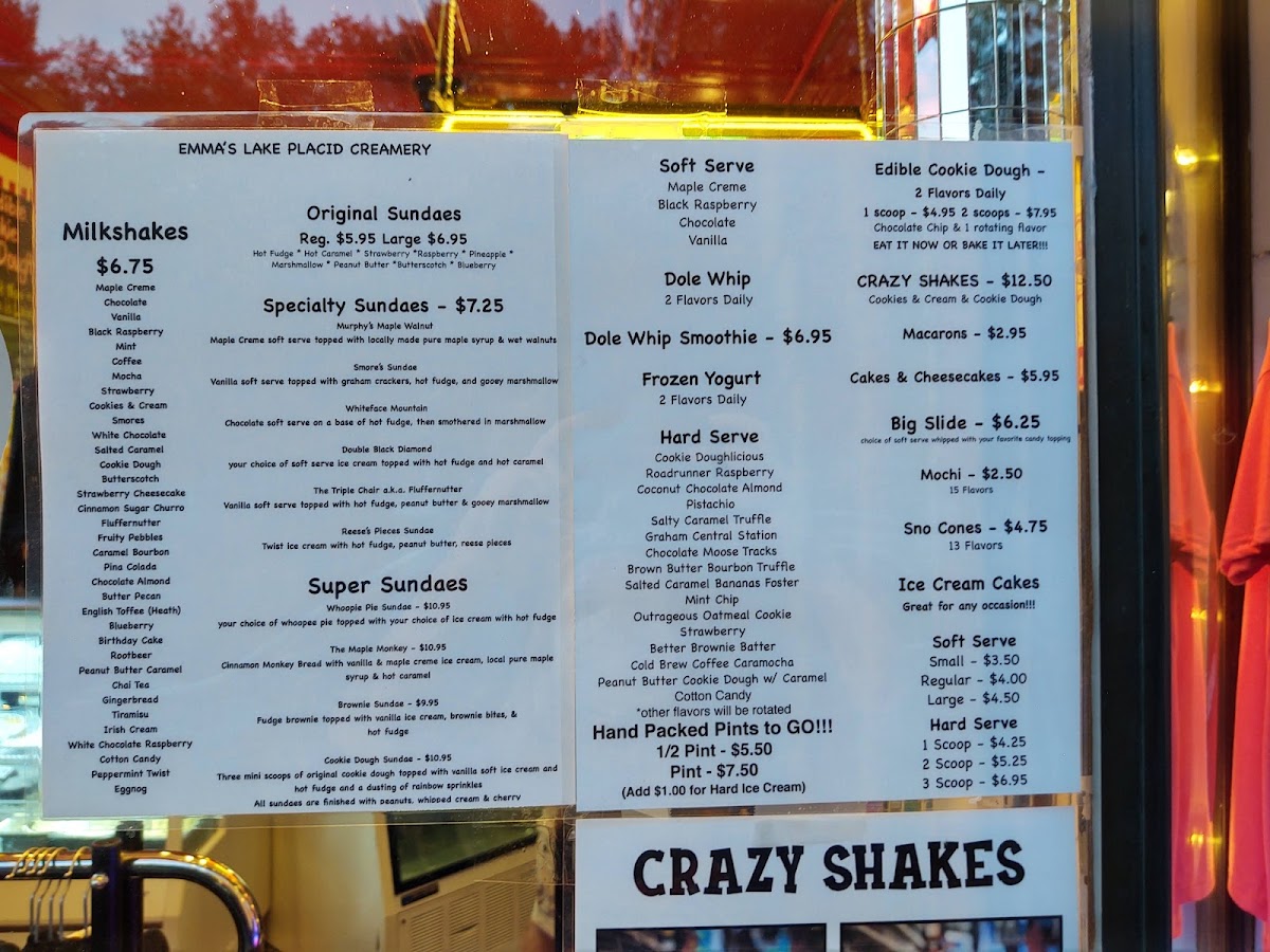 Menu Emma's Lake Placid Creamery-4