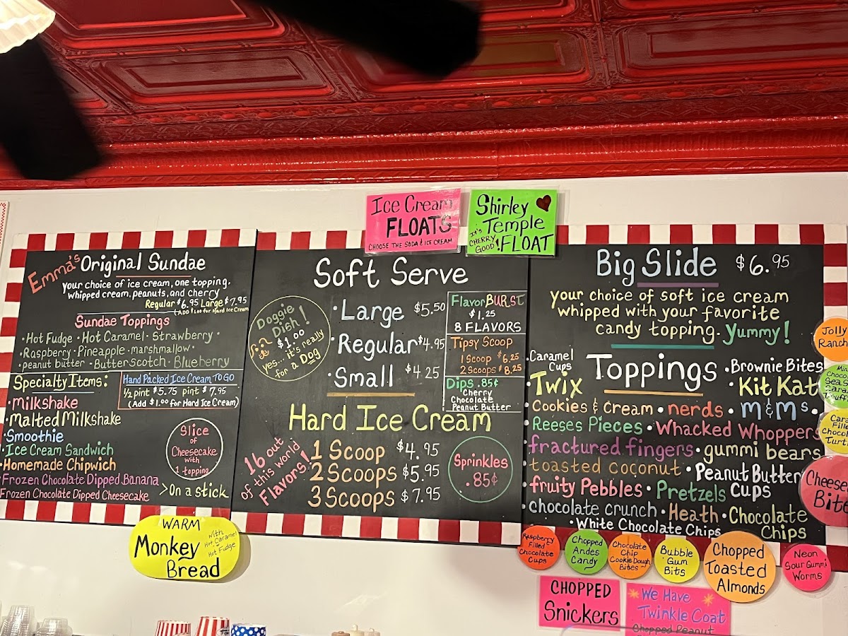 Menu Emma's Lake Placid Creamery-5