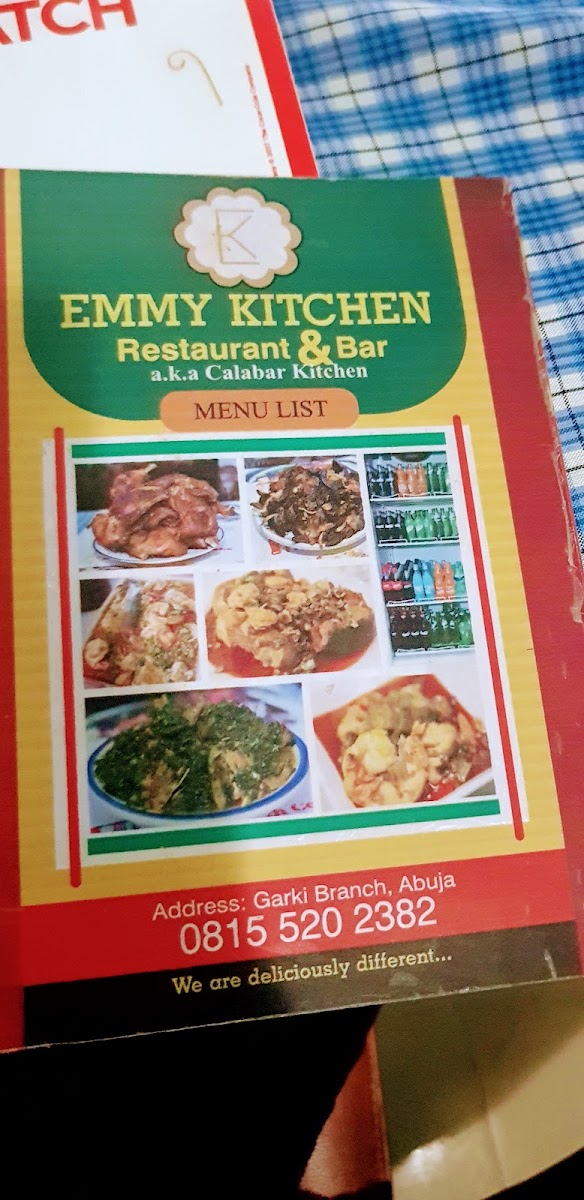 Menu Emmy Kitchen Restaurant & Bar (Calabar Kitchen)-3