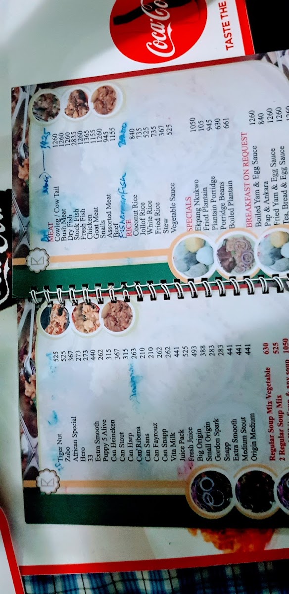 Menu Emmy Kitchen Restaurant & Bar (Calabar Kitchen)-4