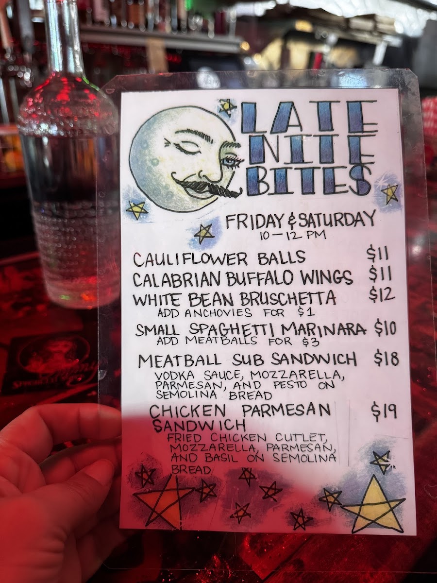 Menu Emmy's Spaghetti Shack-10