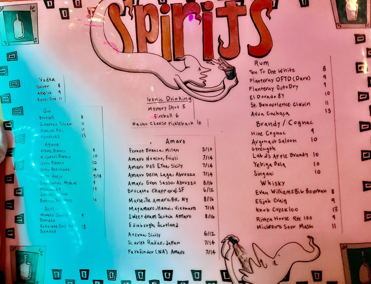 Menu Emmy's Spaghetti Shack-4
