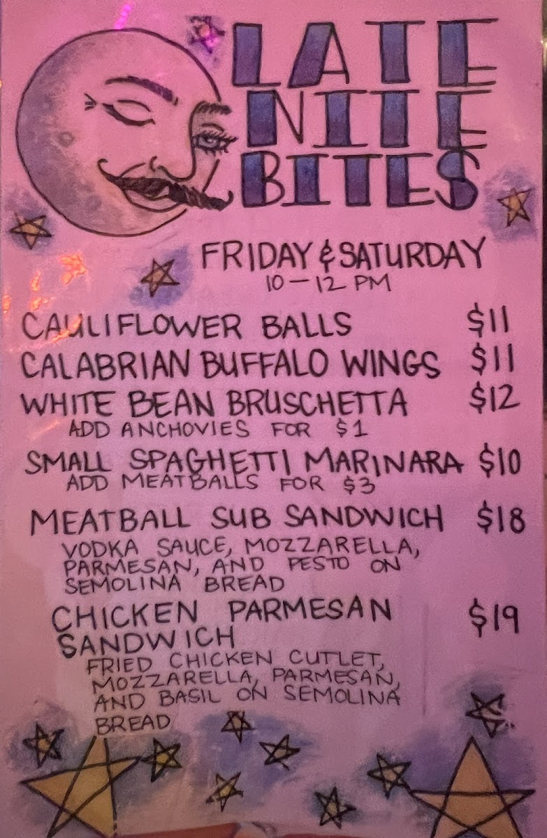 Menu Emmy's Spaghetti Shack-5
