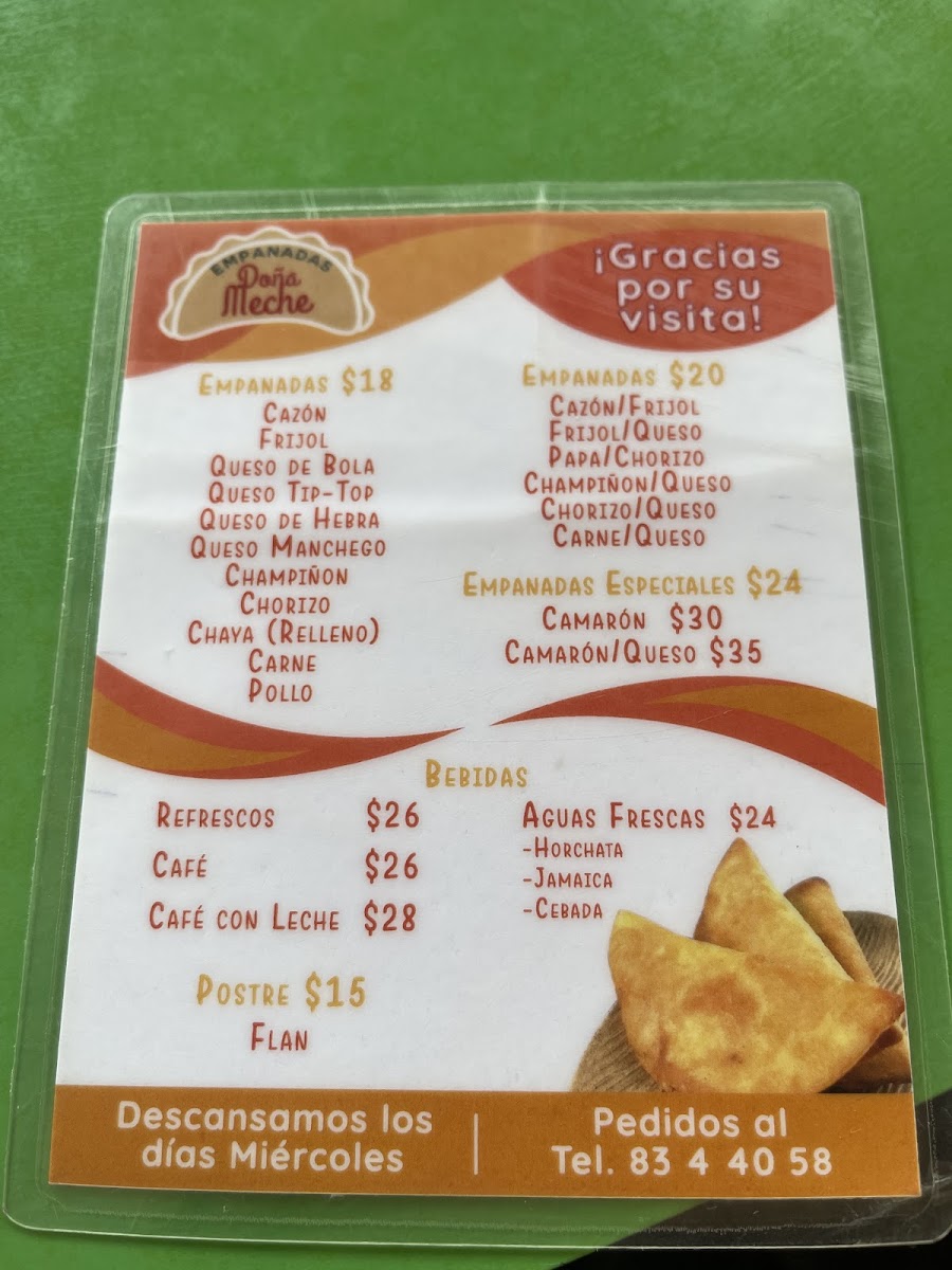 Menu Empanadas Doña Meche-3
