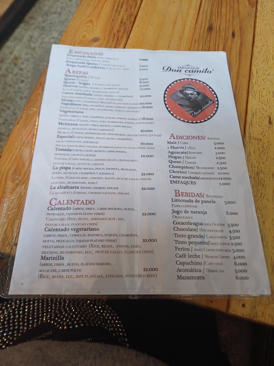 Menu Empanadas Y Ají Don Camilo-4