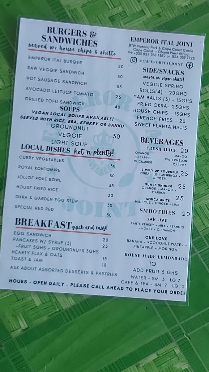 Menu Emperor Ital Joint-3