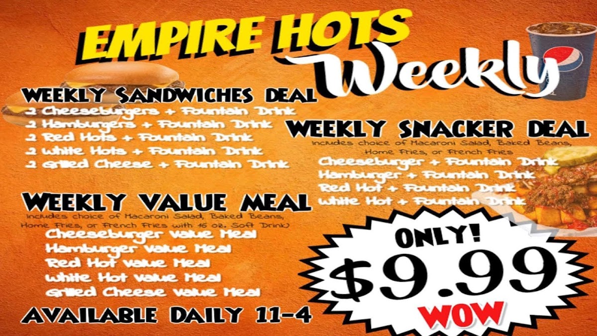 Menu Empire Hots-1