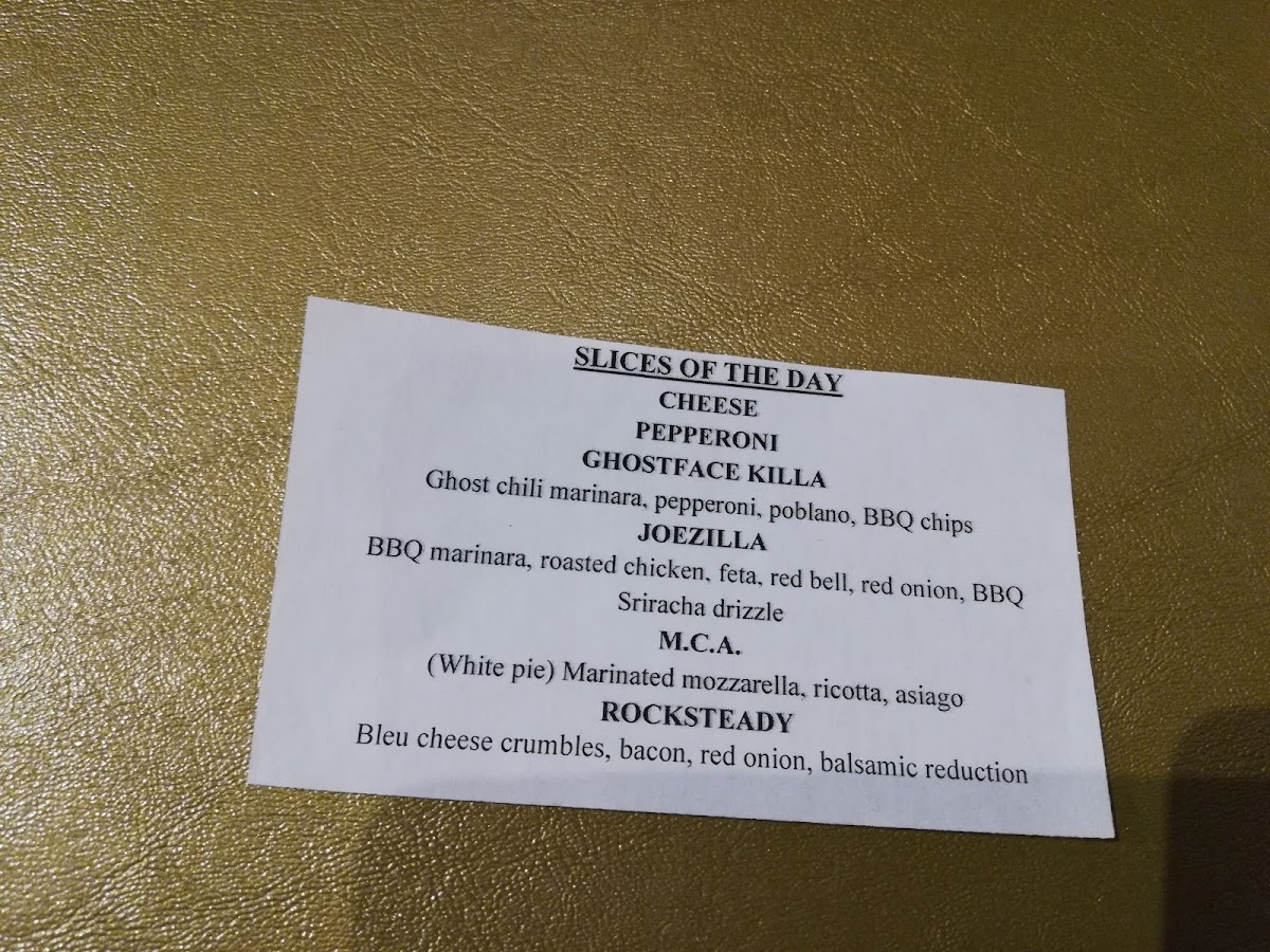Menu Empire Slice House - Plaza-10