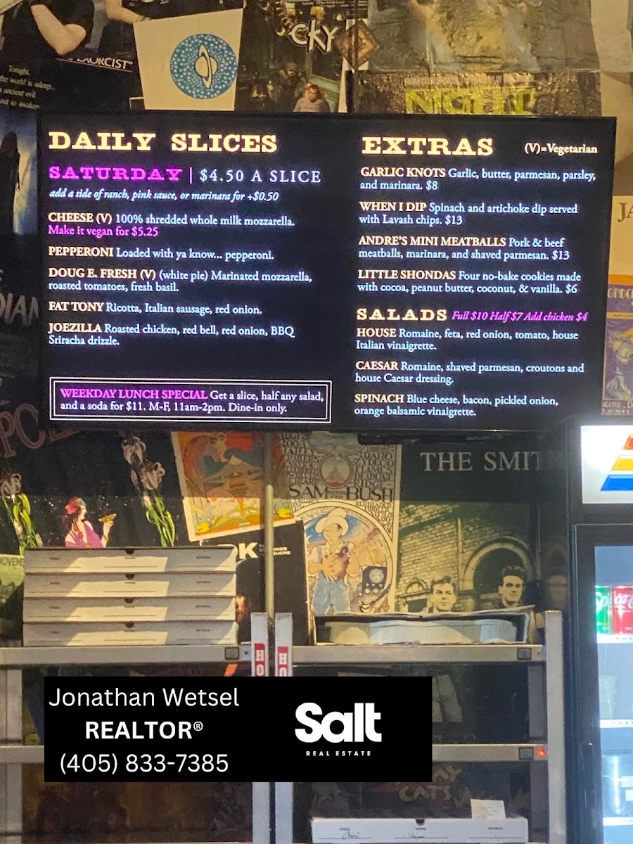 Menu Empire Slice House - Plaza-7