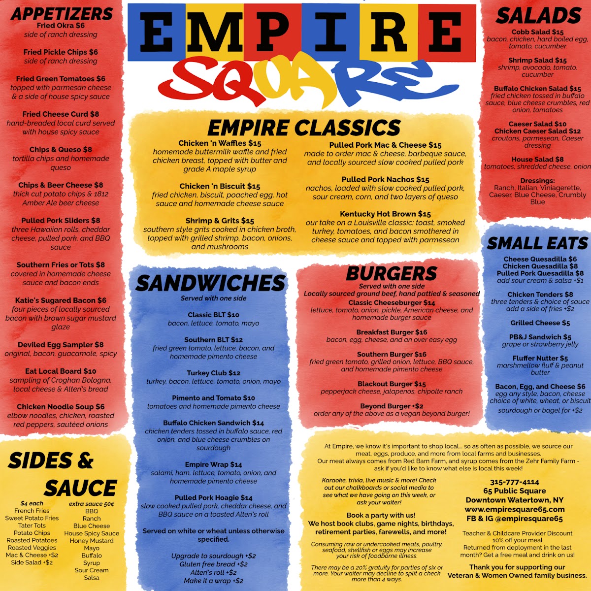 Menu Empire Square-2