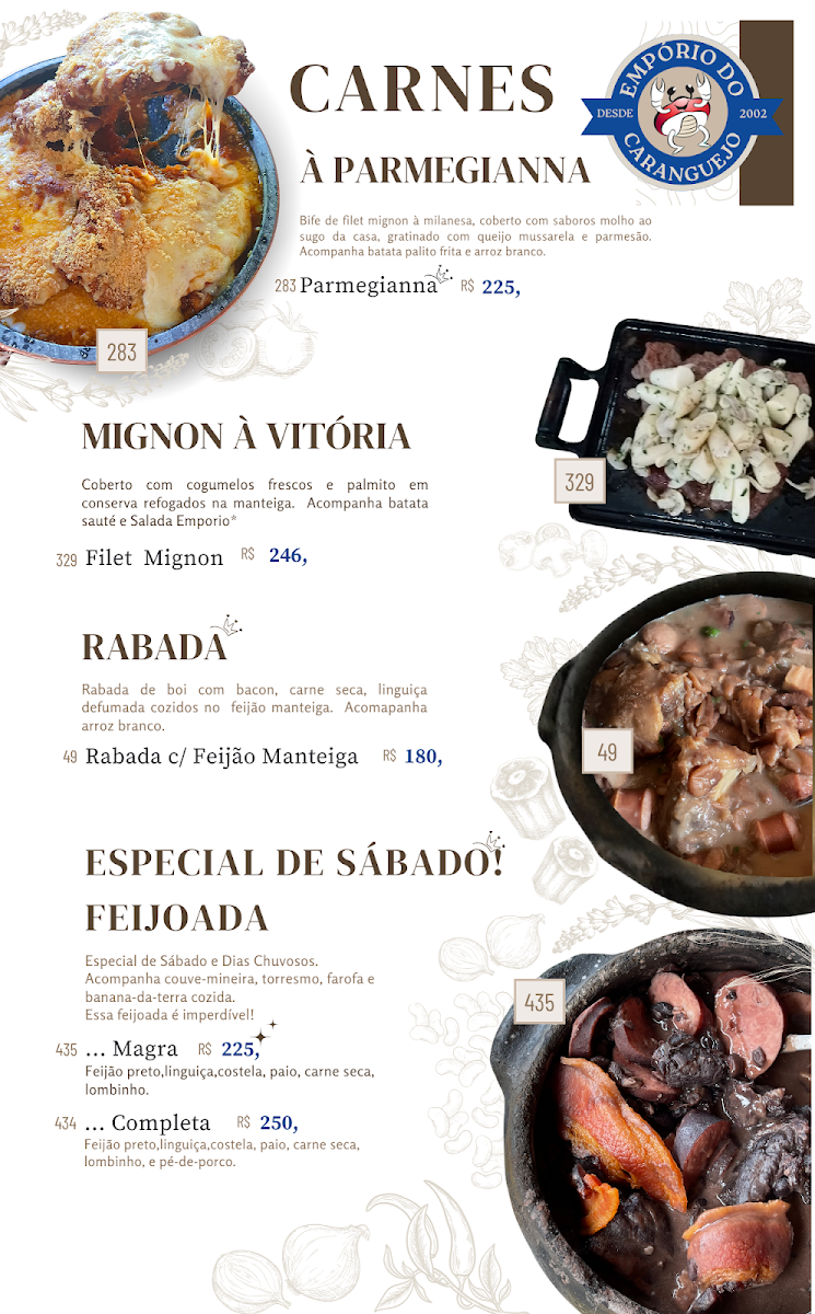 Menu Empório Do Caranguejo-10