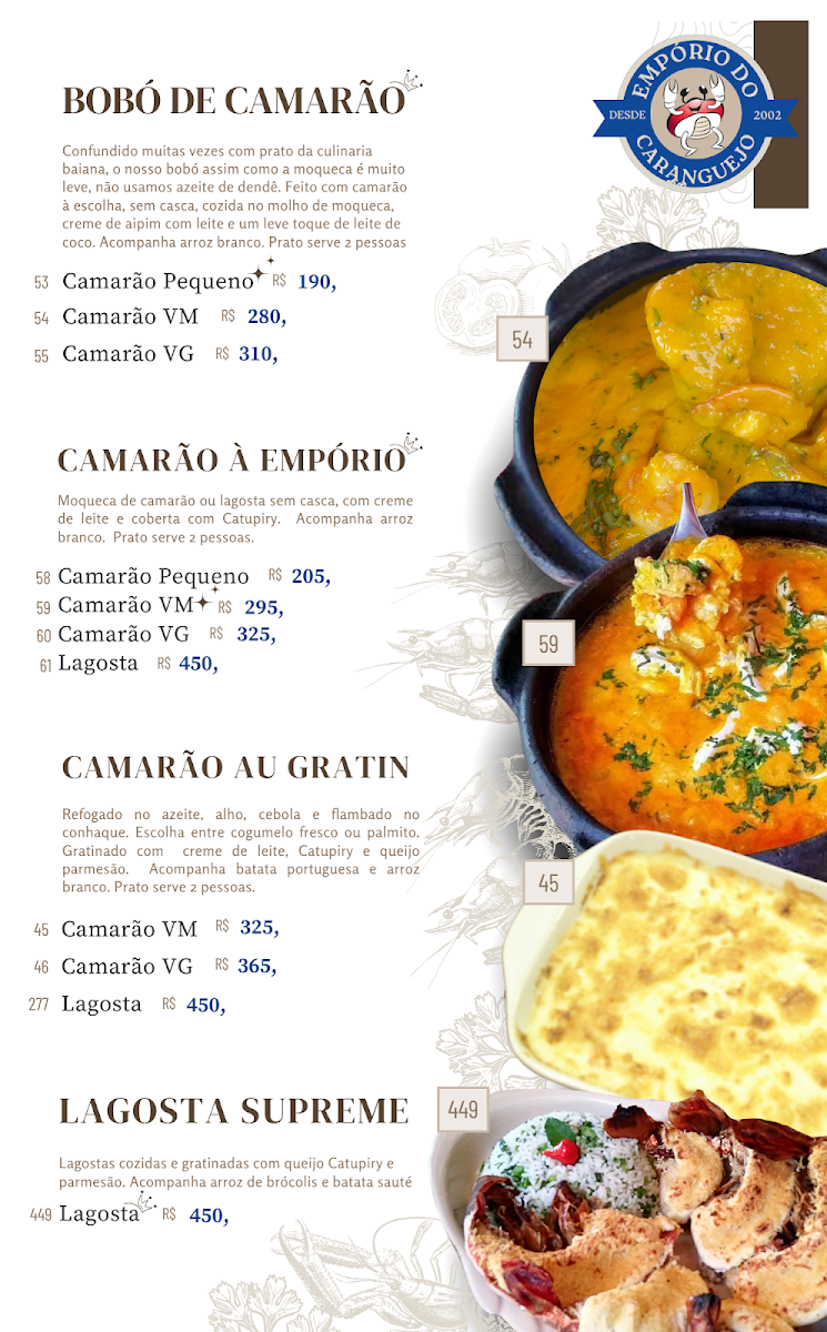 Menu Empório Do Caranguejo-9