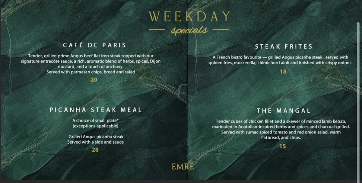 Menu Emre Smokehouse & Grill-2
