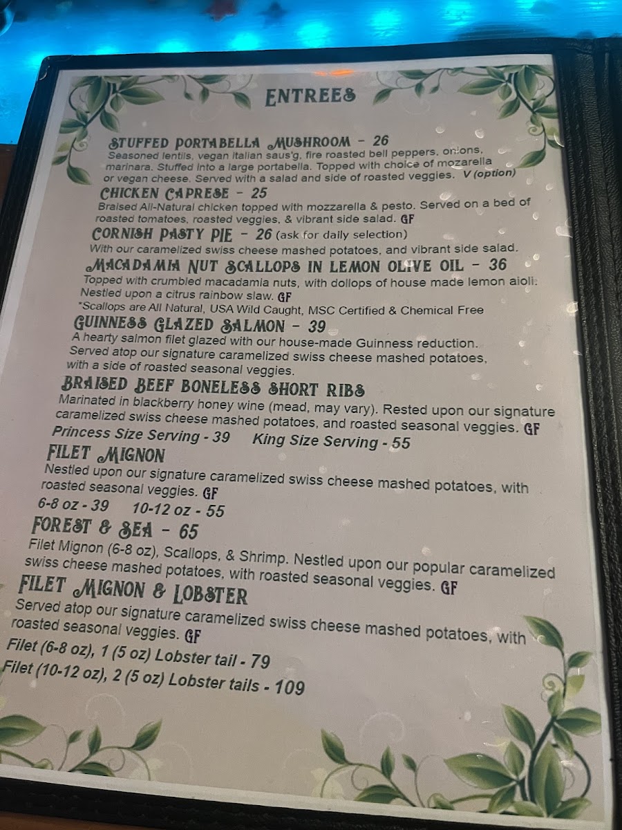 Menu Enchanted Forest Dining Experience-5