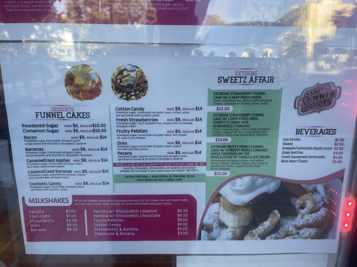 Menu Endless Summer Sweets-1