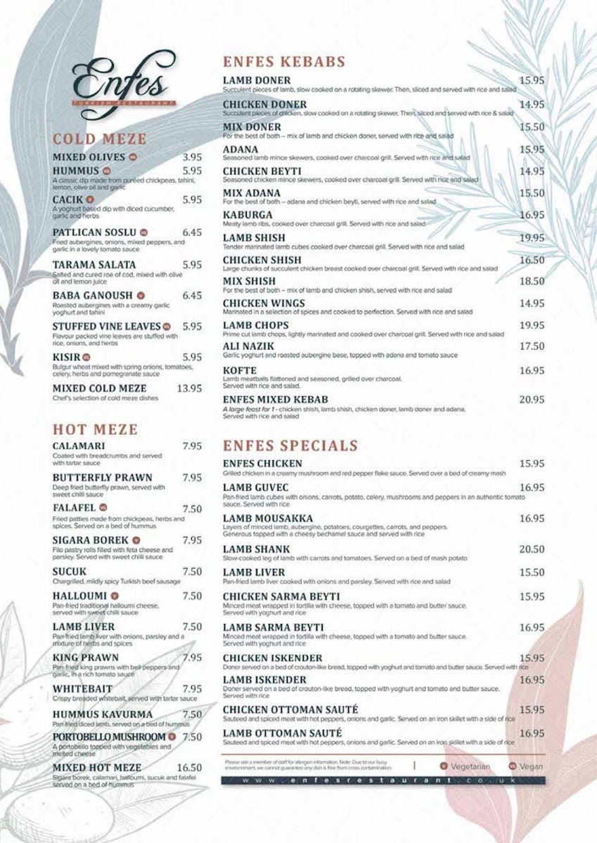 Menu Enfes Restaurant-1