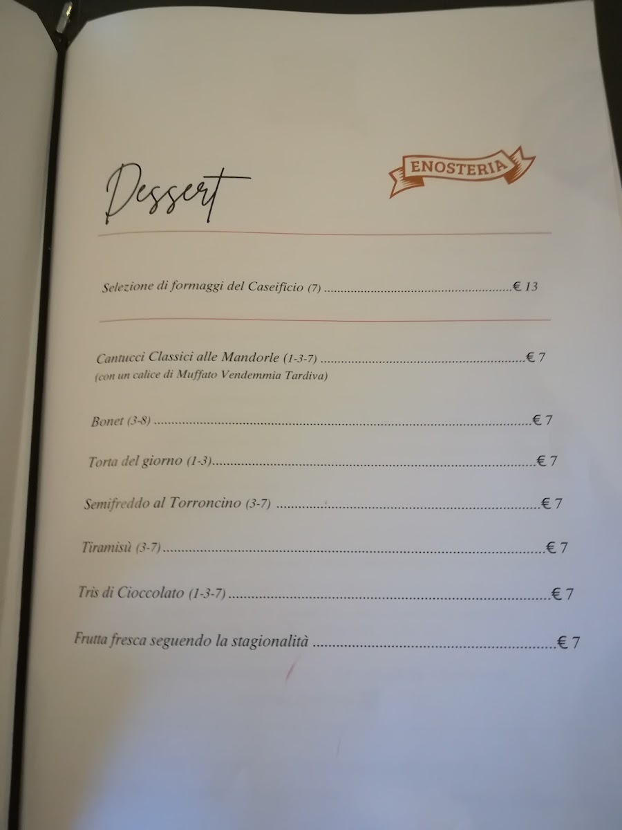 Menu Enosteria Di Nicoletti Luca-1