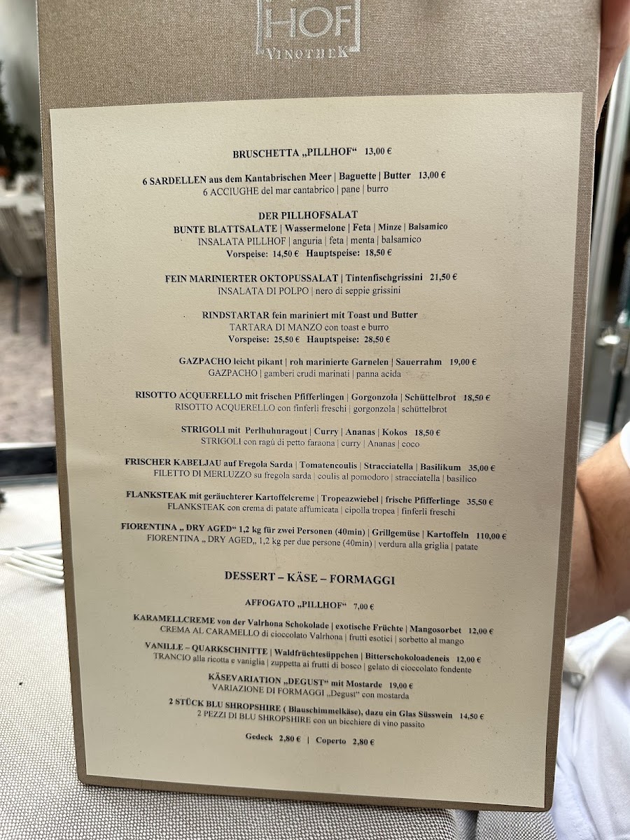 Menu Enoteca Ansitz Pillhof-5