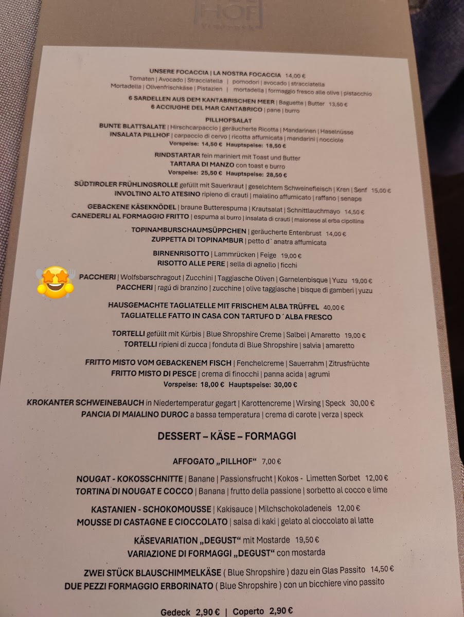Menu Enoteca Ansitz Pillhof-6