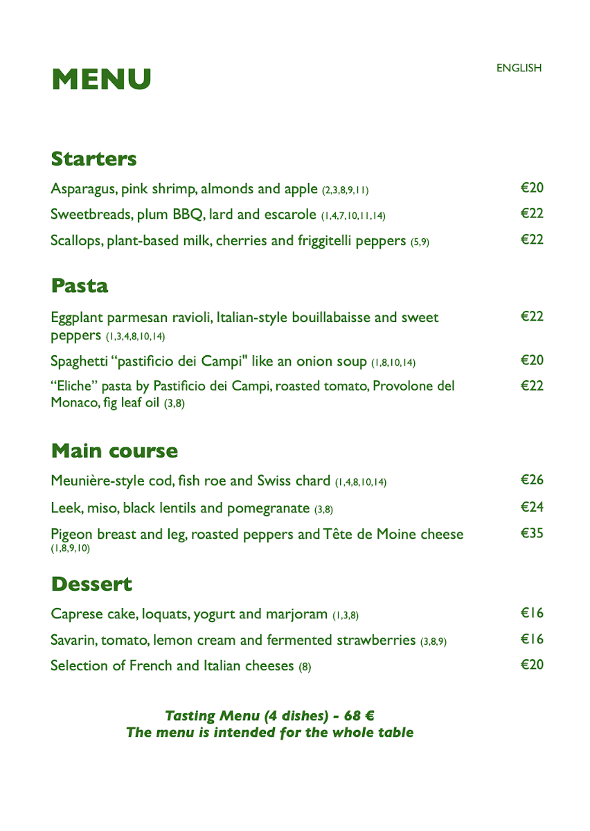 Menu Enoteca Cavour 313-4