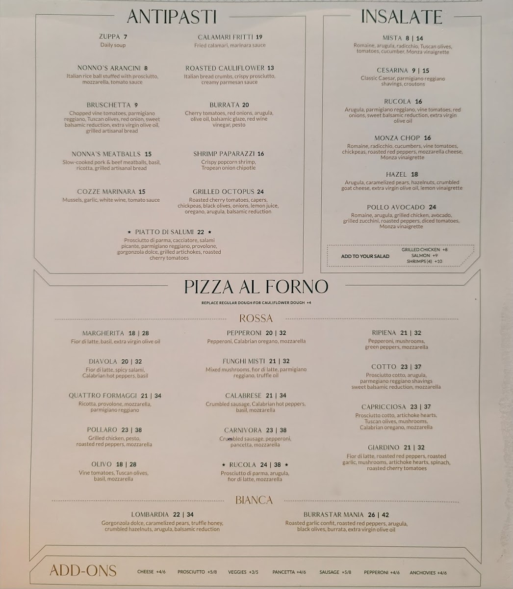 Menu Enoteca Monza Pizzeria Moderna-6