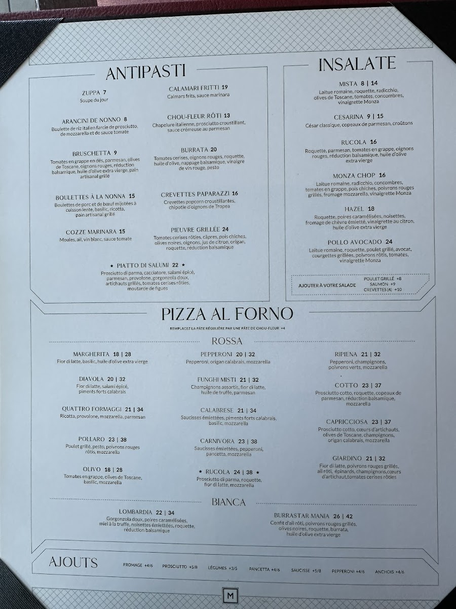 Menu Enoteca Monza Pizzeria Moderna-7