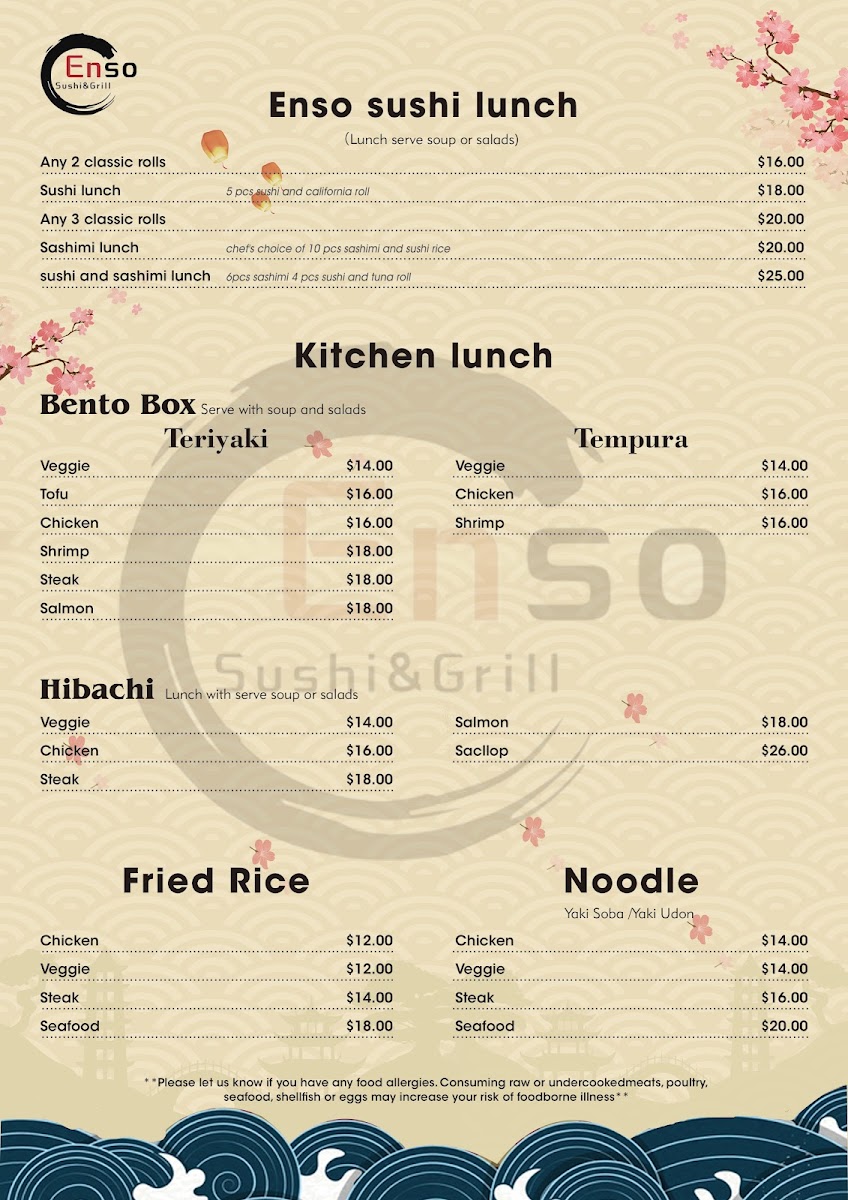 Menu Enso Sushi & Grill-2