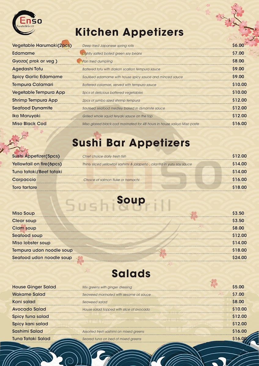 Menu Enso Sushi & Grill-3