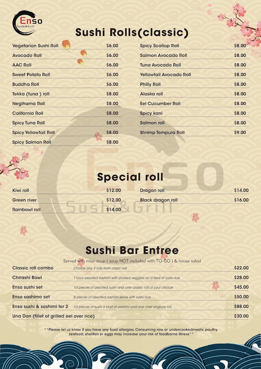 Menu Enso Sushi & Grill-5