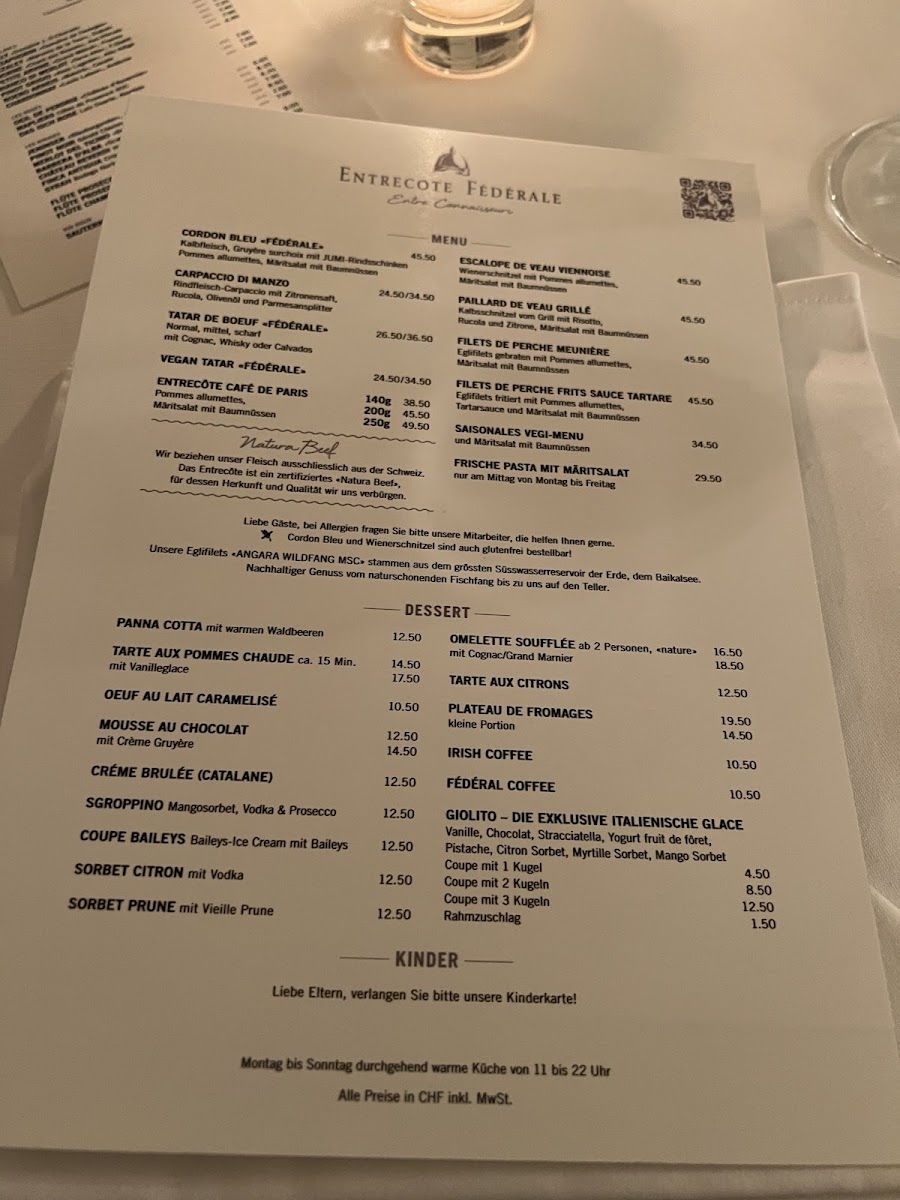 Menu Entrecôte Fédérale-3