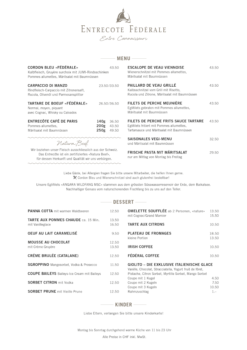 Menu Entrecôte Fédérale-9