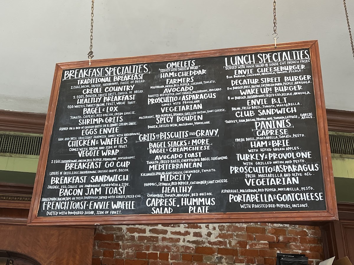 Menu Envie Espresso Bar & Cafe-3