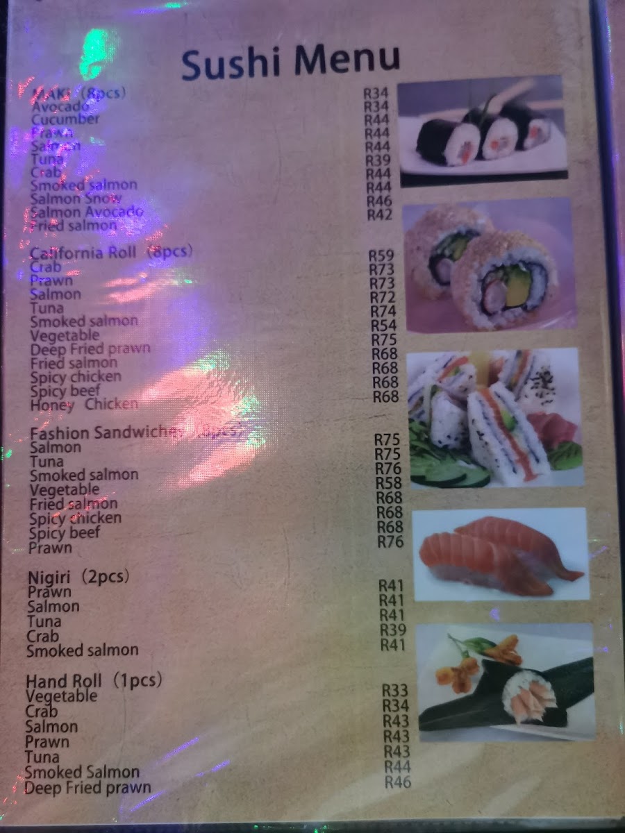 Menu En'yi Chinese Restaurant & Sushi Bar-10