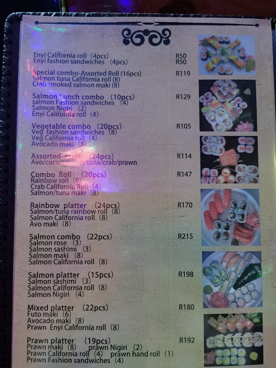 Menu En'yi Chinese Restaurant & Sushi Bar-4