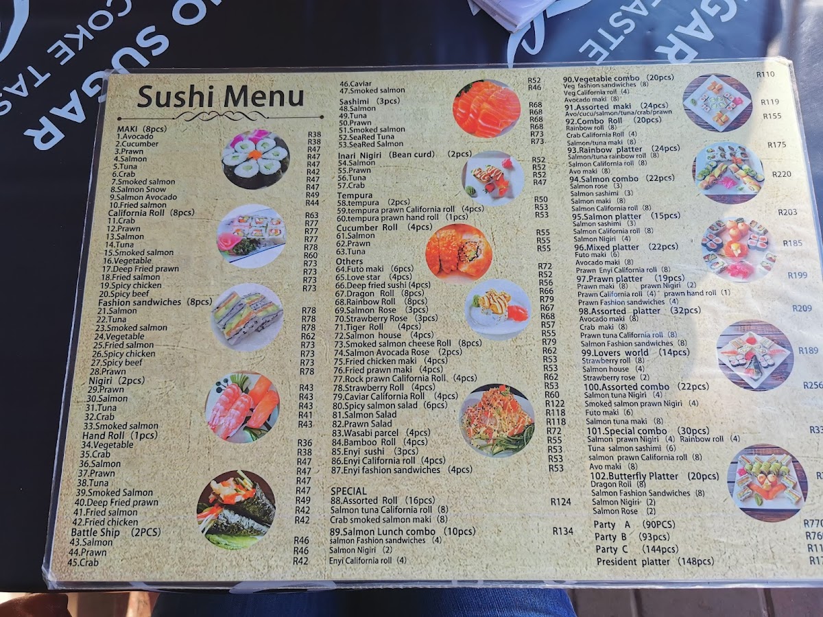 Menu En'yi Chinese Restaurant & Sushi Bar-8