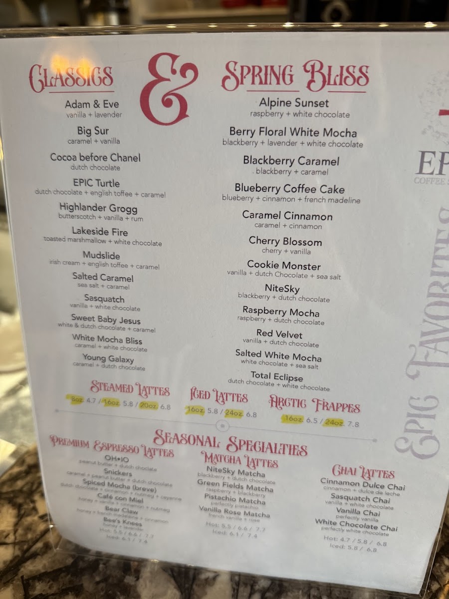 Menu Epic Coffee Shoppe-2