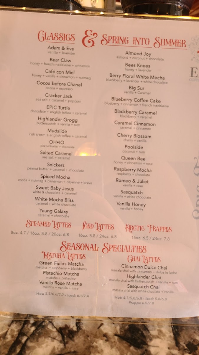 Menu Epic Coffee Shoppe-7