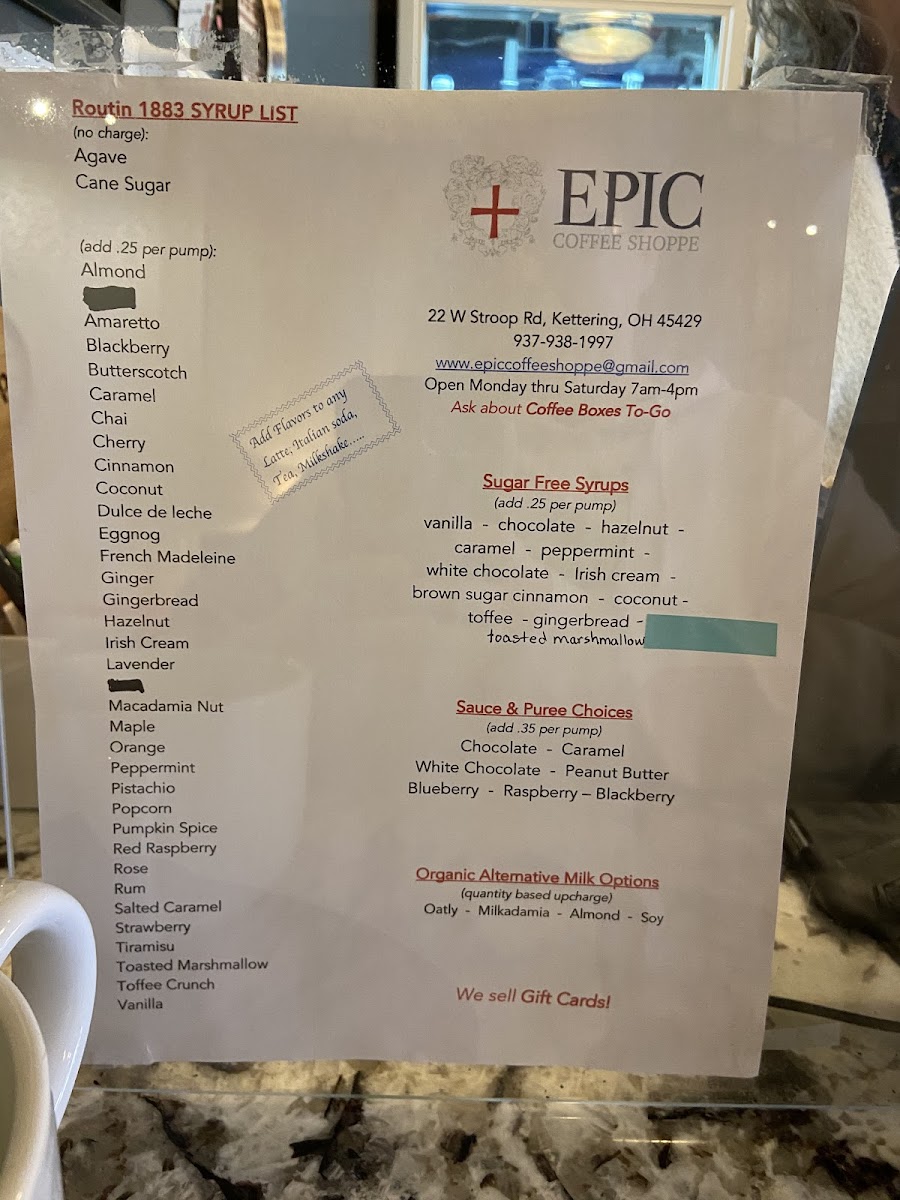 Menu Epic Coffee Shoppe-8