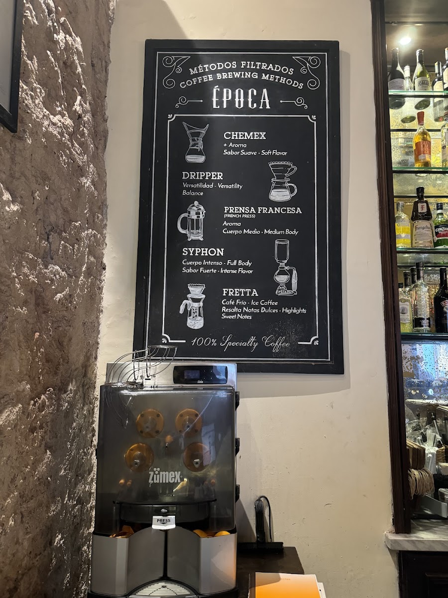 Menu Época Café Bar-7