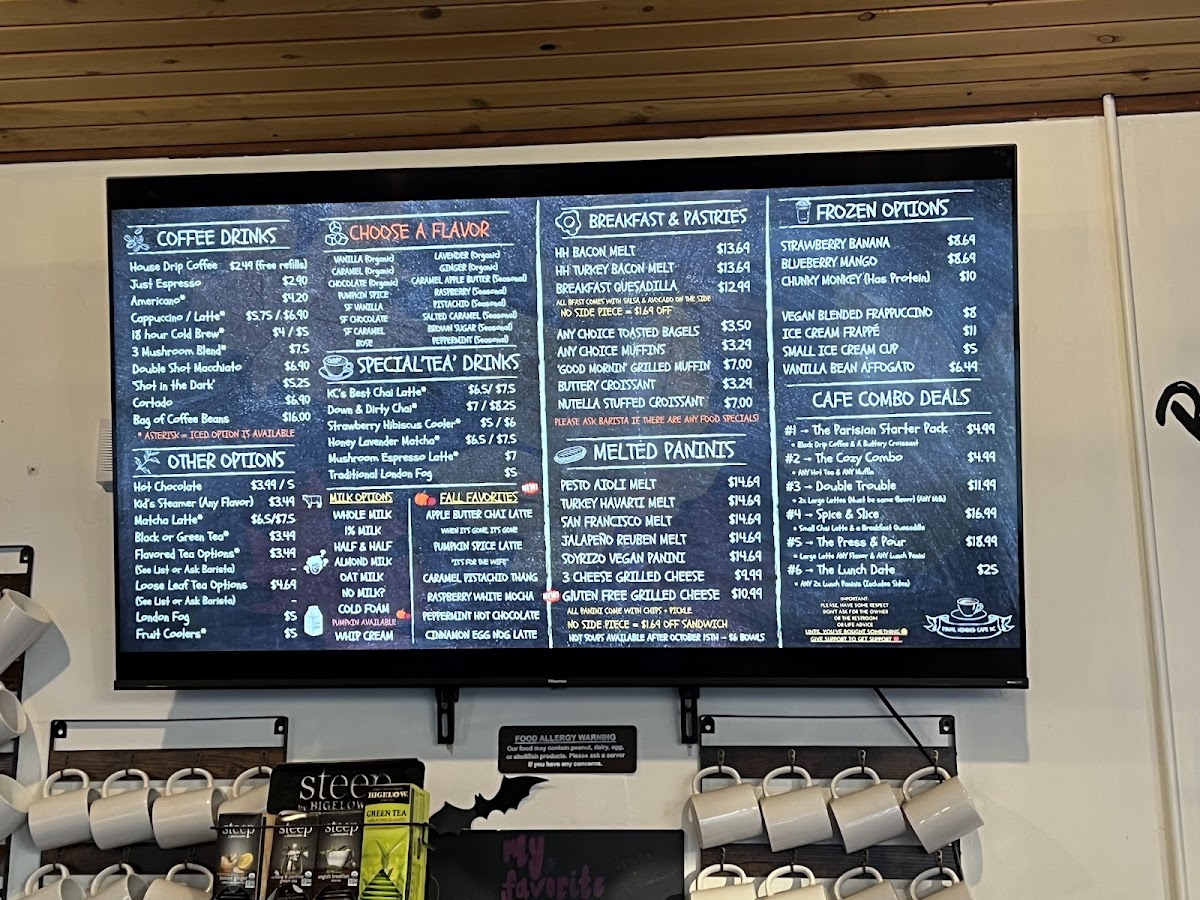 Menu Equal Minded Cafe Kc-2