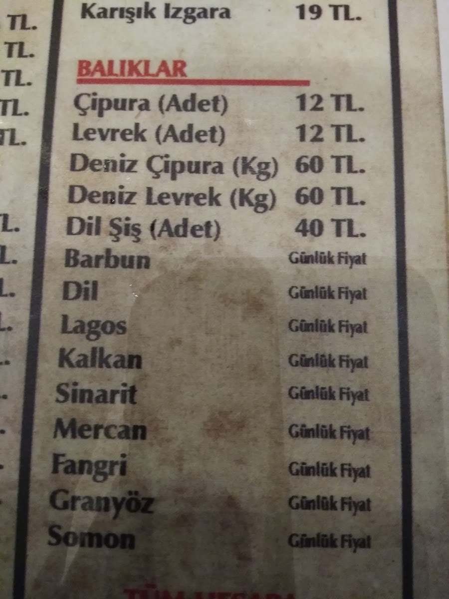 Menu Erdeniz Balık Restaurant-4