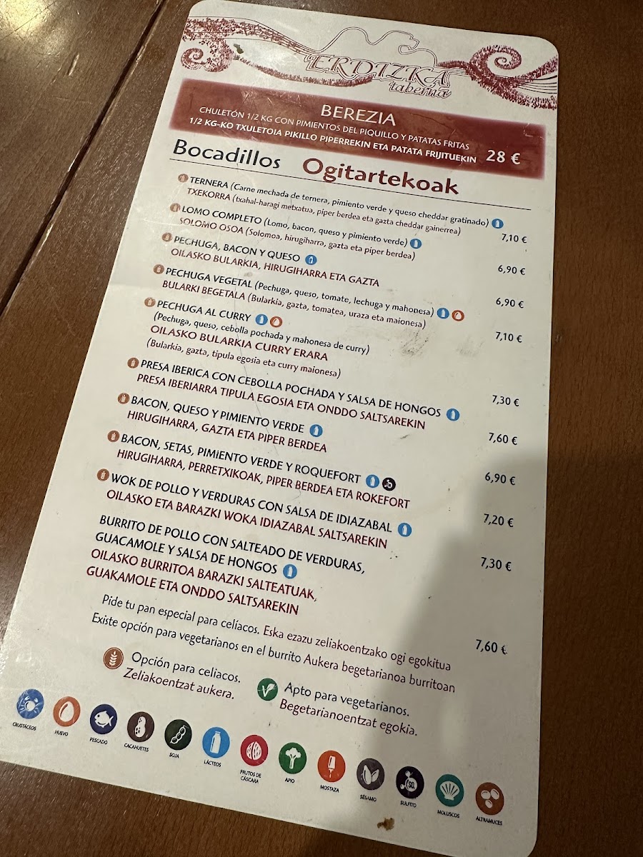 Menu Erdizka Bar&grill-7