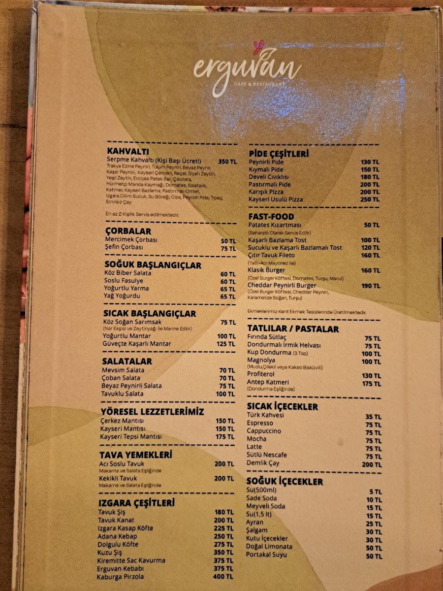 Menu Erguvan Restoran Kaytur-10