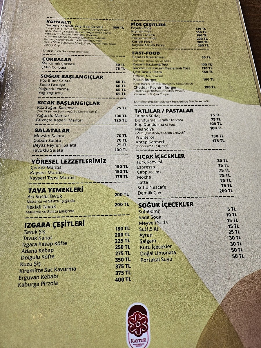 Menu Erguvan Restoran Kaytur-5