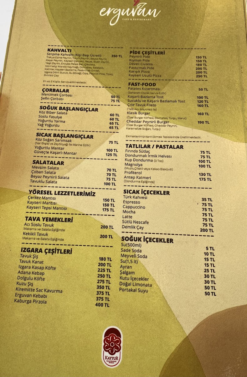 Menu Erguvan Restoran Kaytur-6