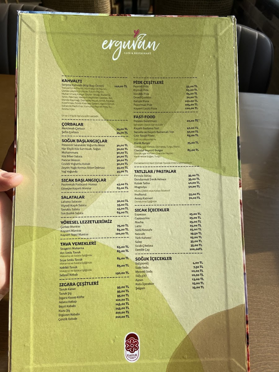 Menu Erguvan Restoran Kaytur-7